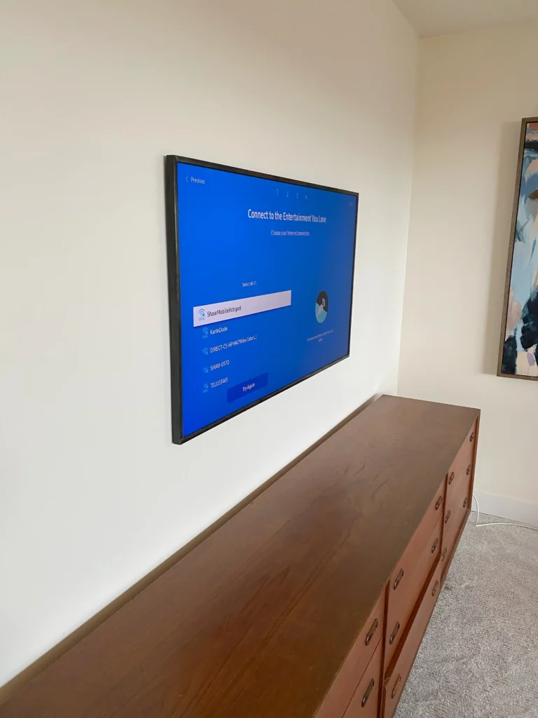 The Frame TV Install North Vancouver BC